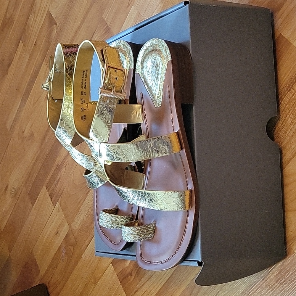Gold Sandals